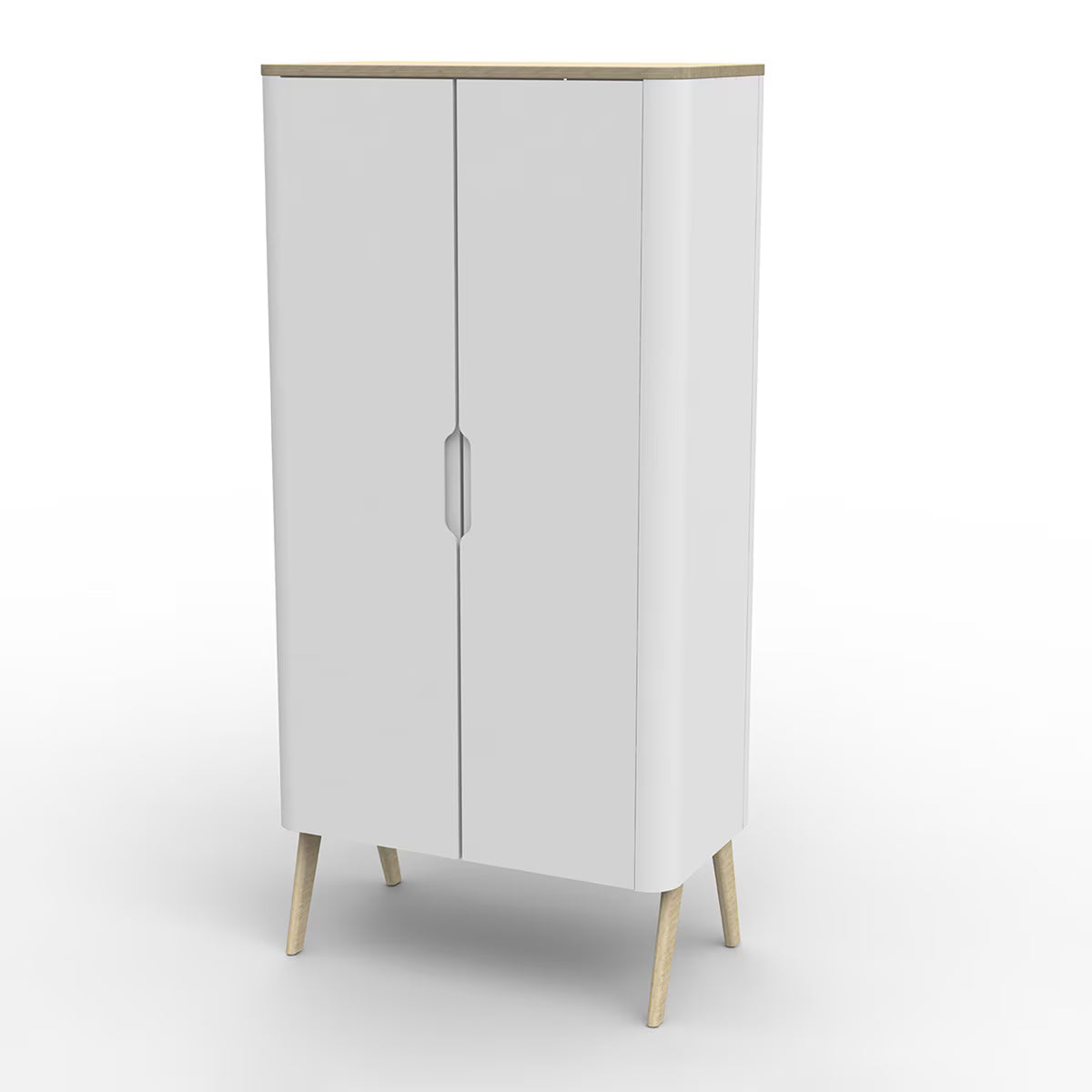 trama round baby wardrobe nursery storage cabinet