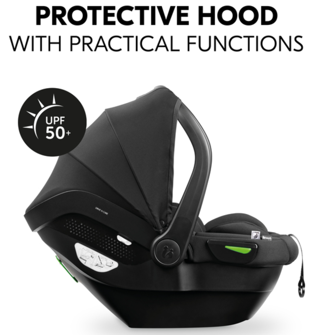 Miila Prime Car Seat 0+ Group Black Infant Safety NO BASE