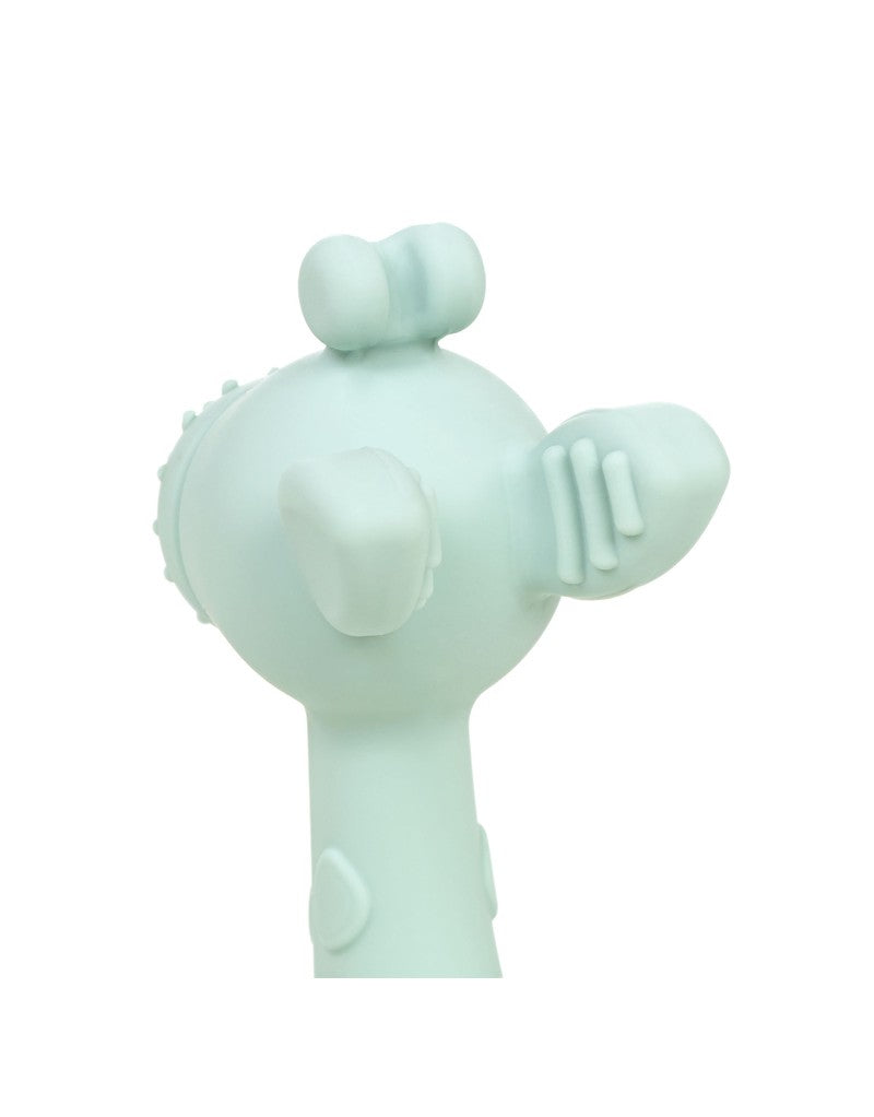 jane silicone giraffe baby teether mint soothing teether