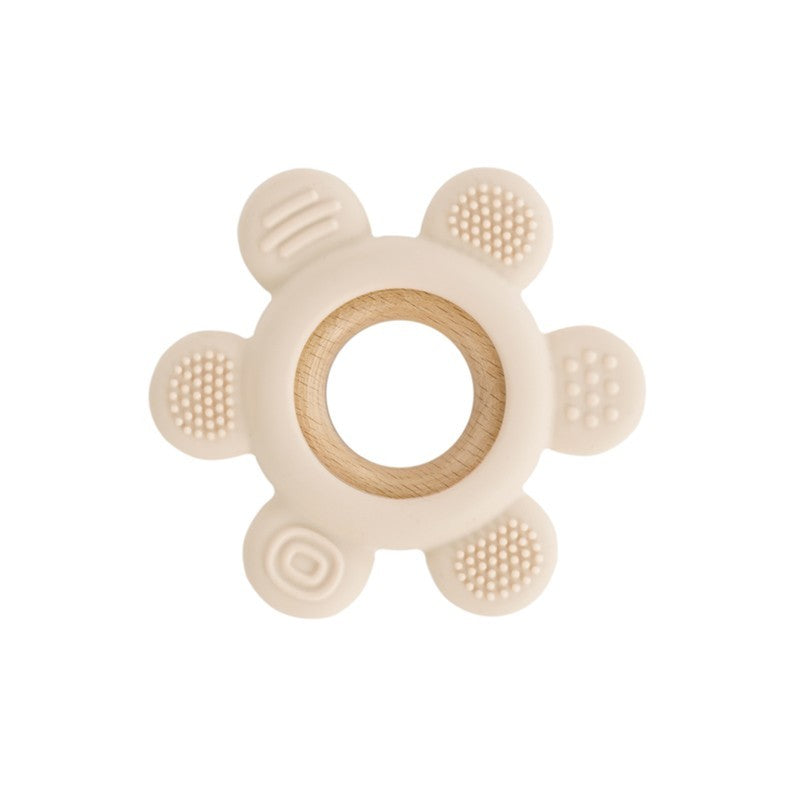 jane silicone baby teether sand soothing teether