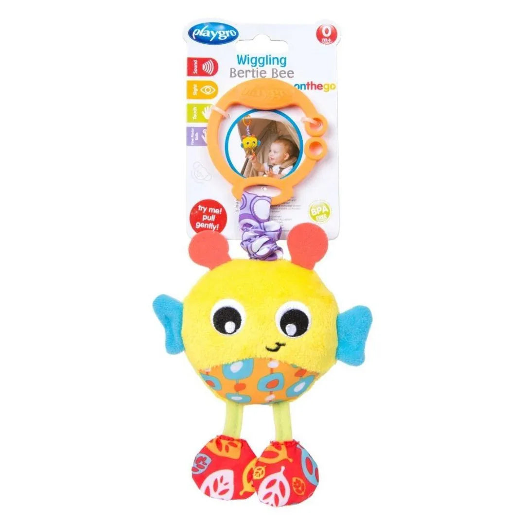 playgro wiggling bertie bee