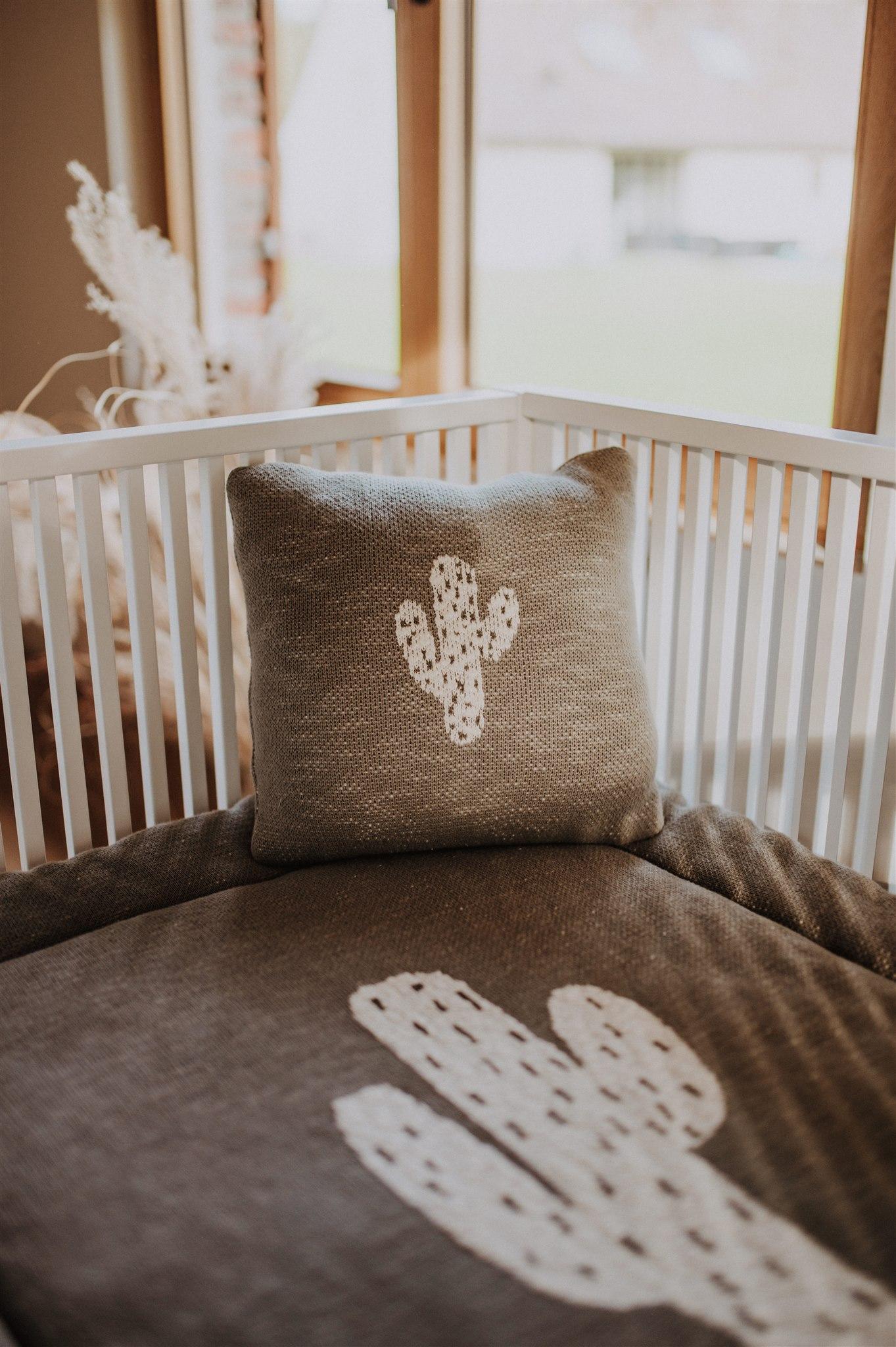 quax baby pillow cactus tree nursery pillow