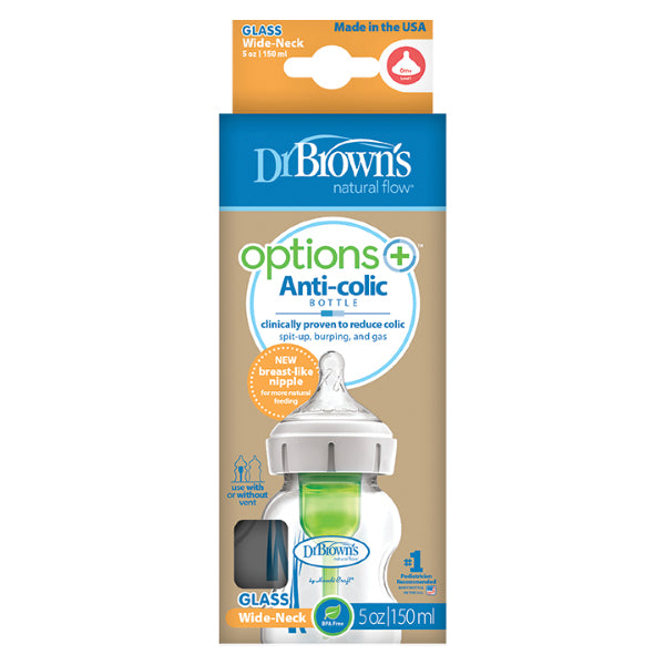 dr browns glass baby bottle 150ml anti colic