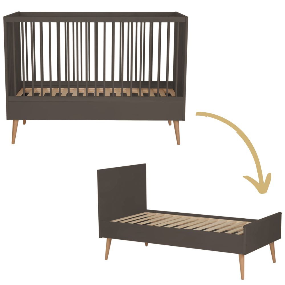 quax cocoon bed 140*70 cm -moss