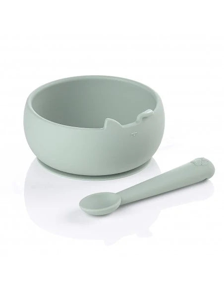 jane silicone baby bowl set mint feeding bowls