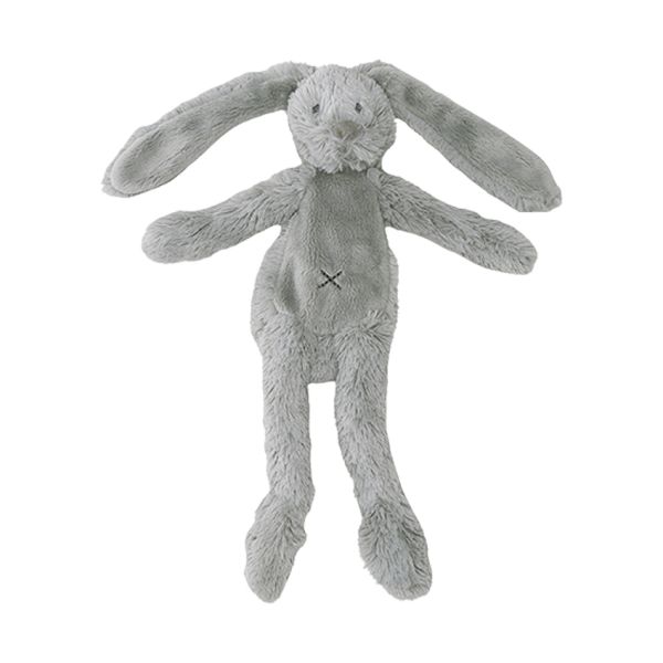 happy horse rabbit richie grey flat soft toy 27cm baby comfort toy