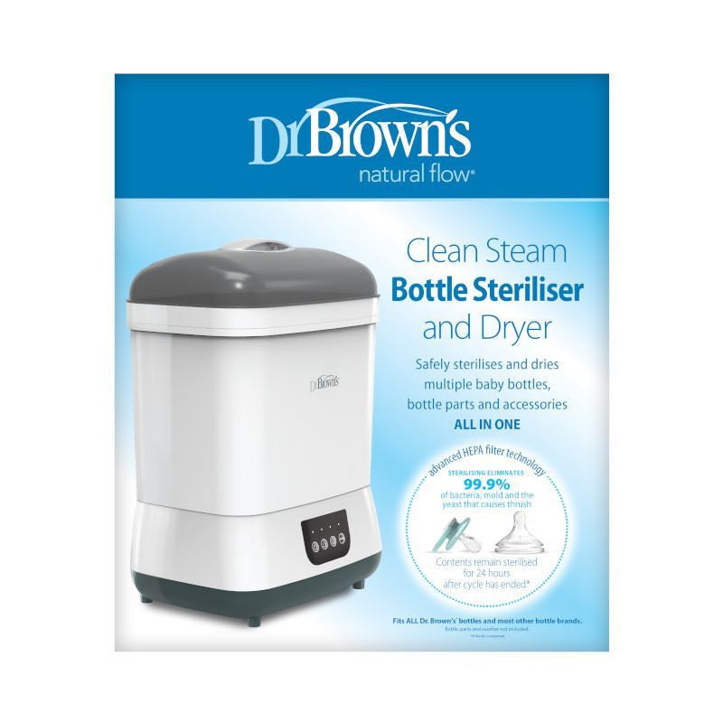 dr browns electric steam steriliser baby bottles