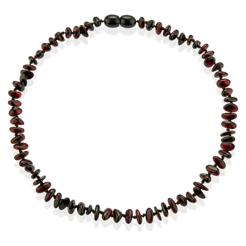 babyjem amber necklace cherry color