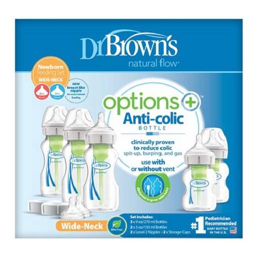 dr browns newborn feeding set baby bottle starter set anti colic