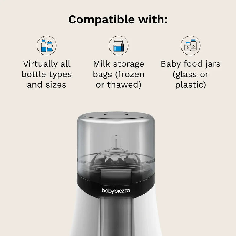baby brezza safe and smart electric baby bottle sterilizer and dryer