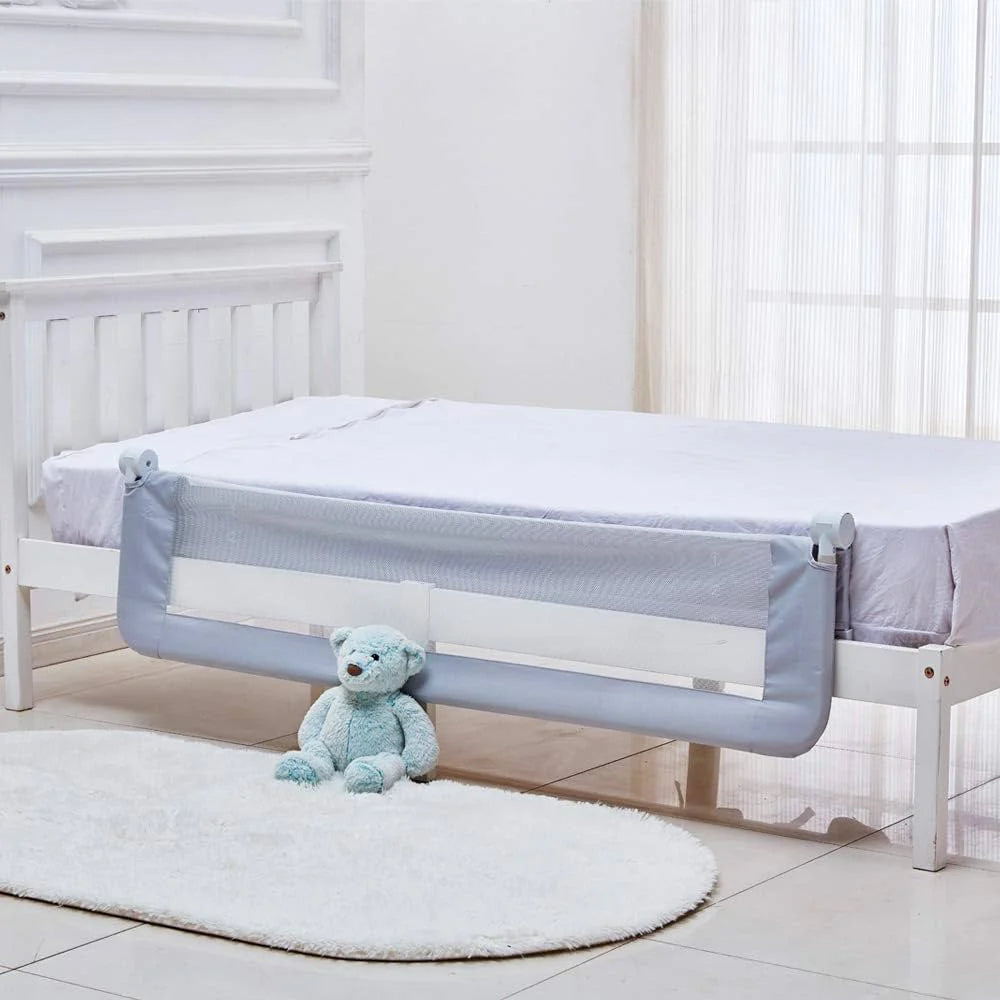 wellgro monodi bed rail 90cm white child safety bed guard