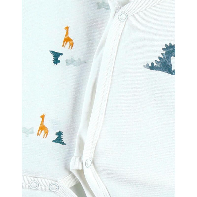 Nookies T&S 2Pk Bodysuit Crossover Ls - 0M