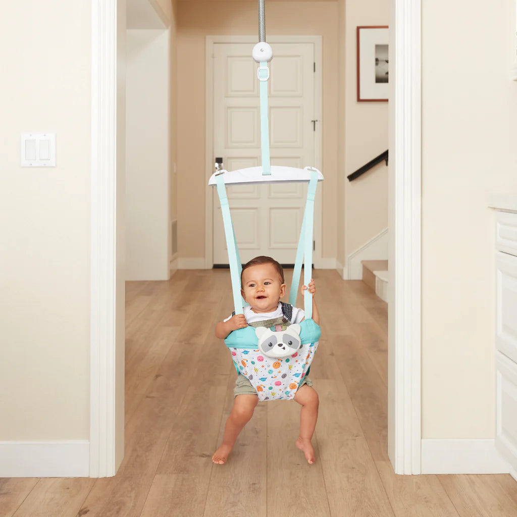 infantino 2 in 1 music & light jumper racoon