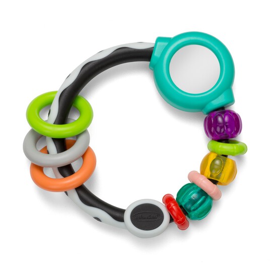 infantino shake & spin rattling ring (7l)