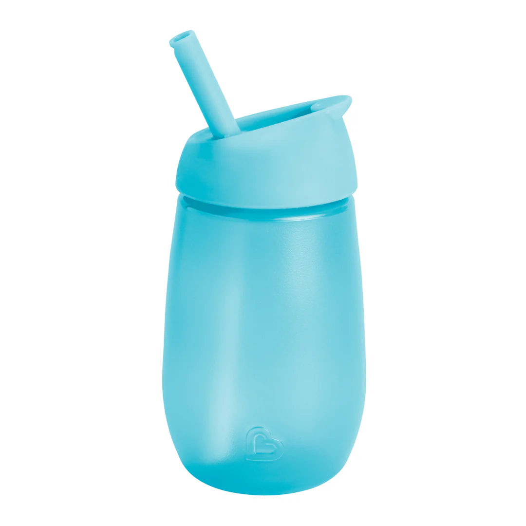 munchkin 10oz simple clean strw cup blue