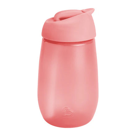 munchkin 10oz simple clean strw cup pink