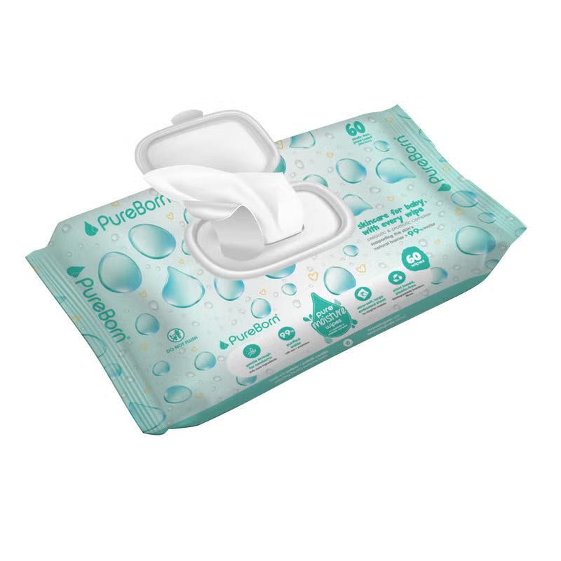 Pureborn Moisture Water Wipes