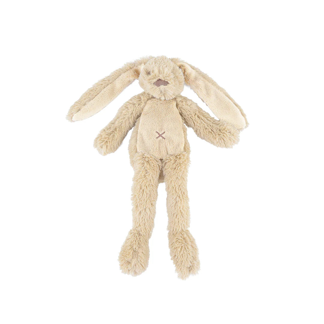 happy horse rabbit richie flat soft toy 27cm beige baby comfort toy