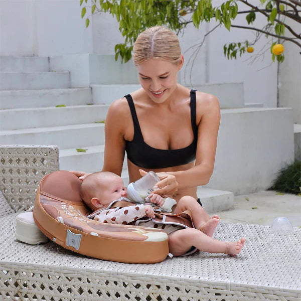 Mambobaby Non-Inflatable Chest Baby Float with Canopy - Dog