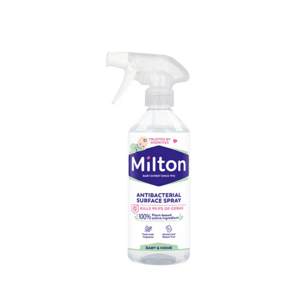 milton antibacterial surface spray 500ml baby safe disinfectant spray