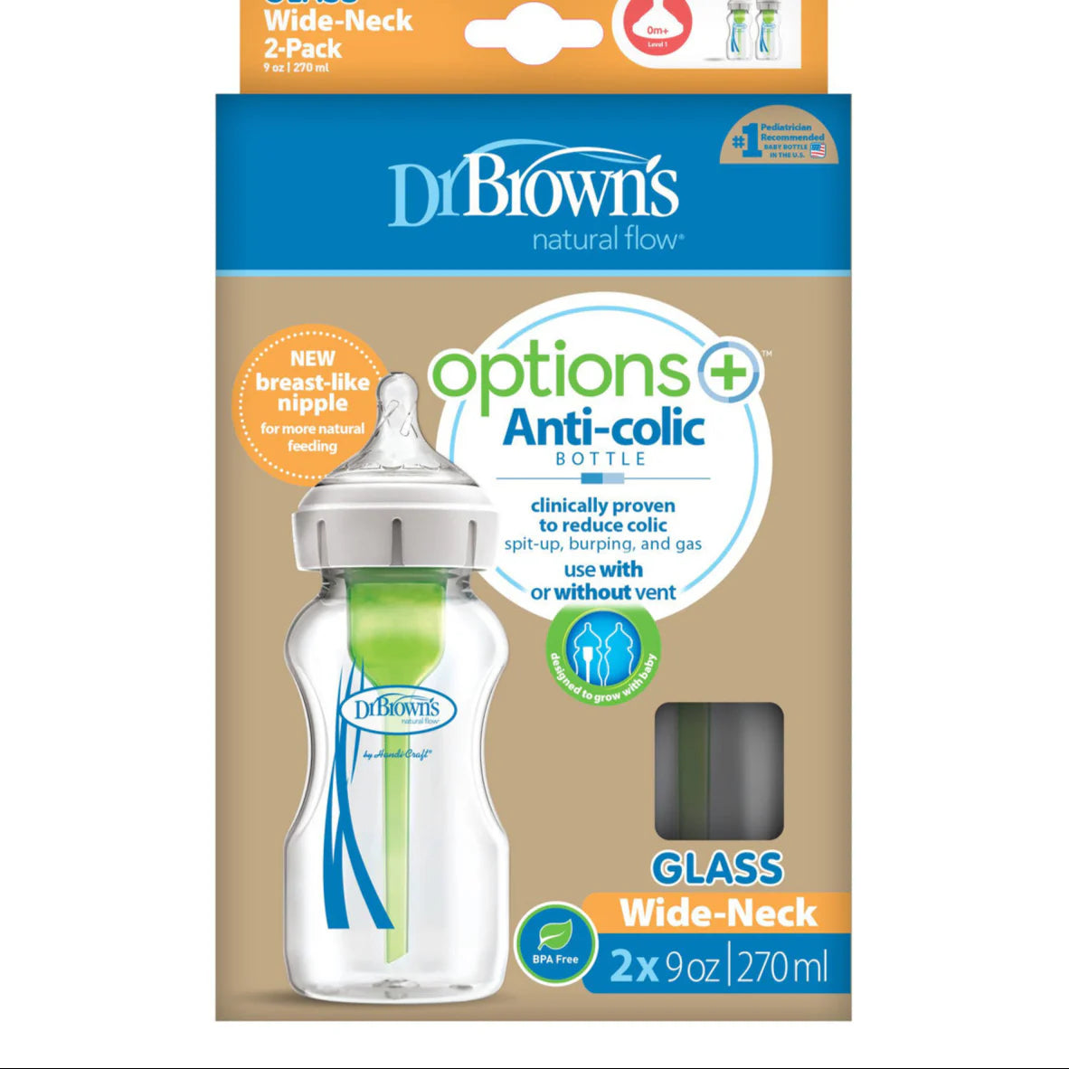 dr browns glow in the dark pacifiers 6-18m 2 pack orthodontic soother