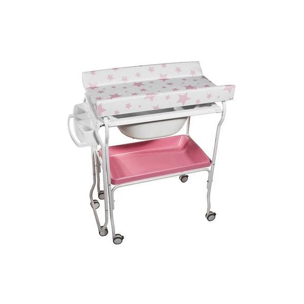 plastimyr extendable bath pink stars