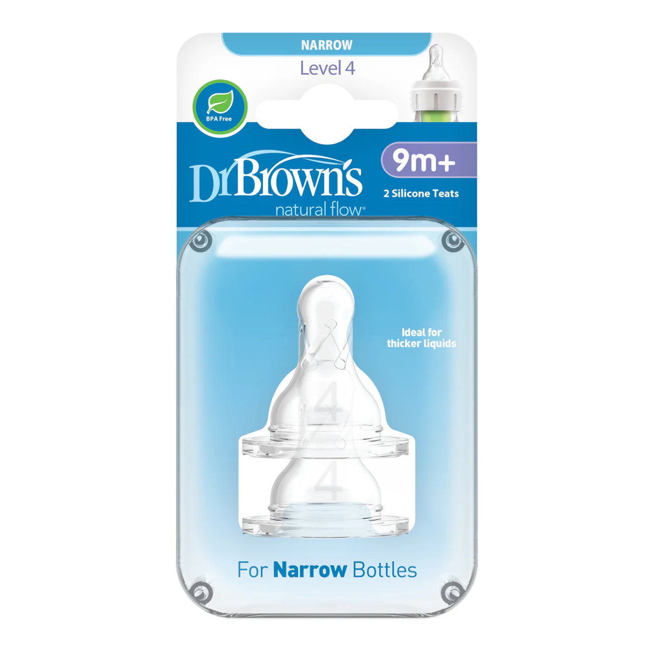 dr browns bottle nipples 9m+ fast flow
