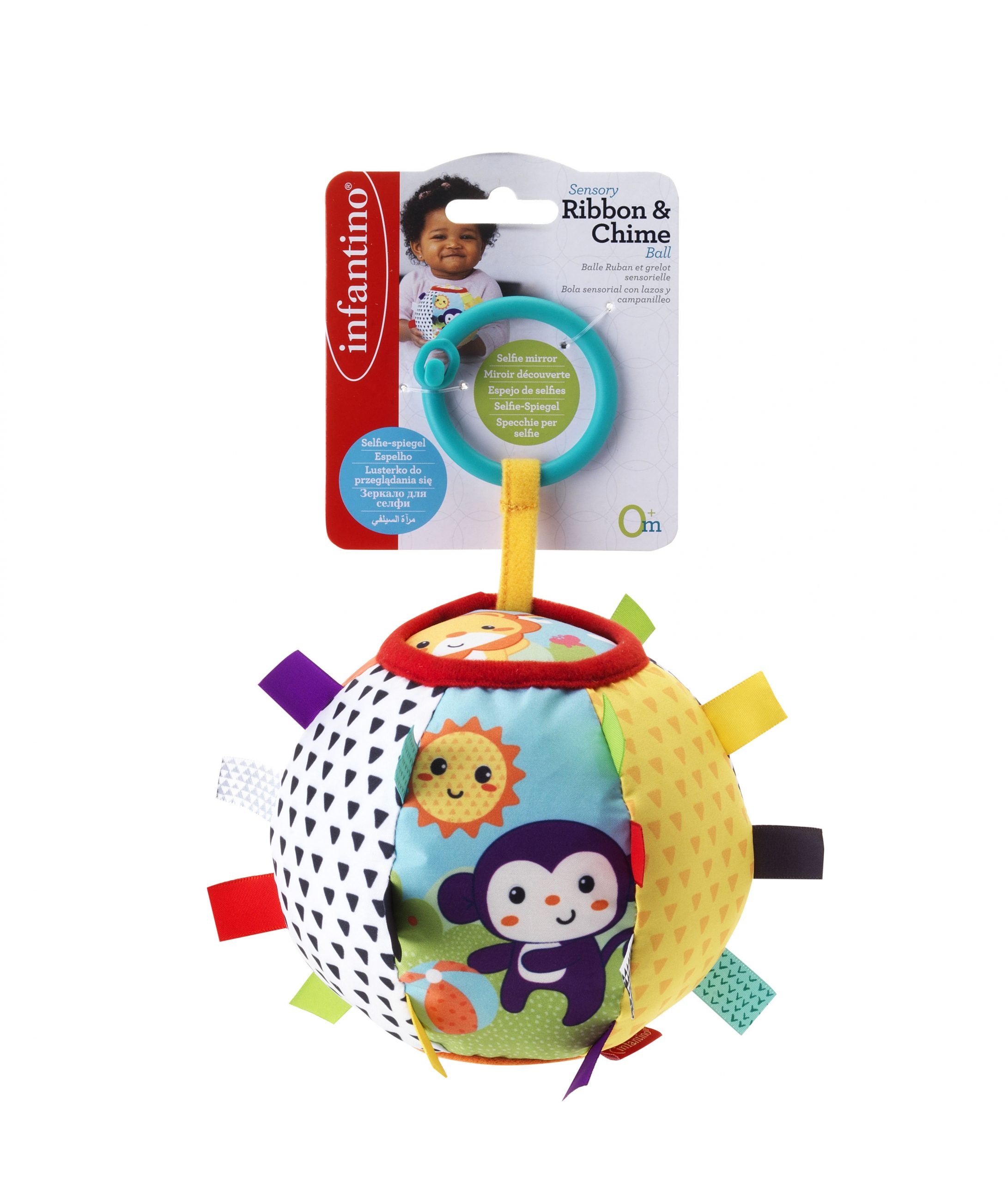 infantino sensory ribbon & chime ball