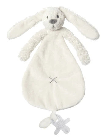 happy horse rabbit richie ivory comforter soft toy security blanket