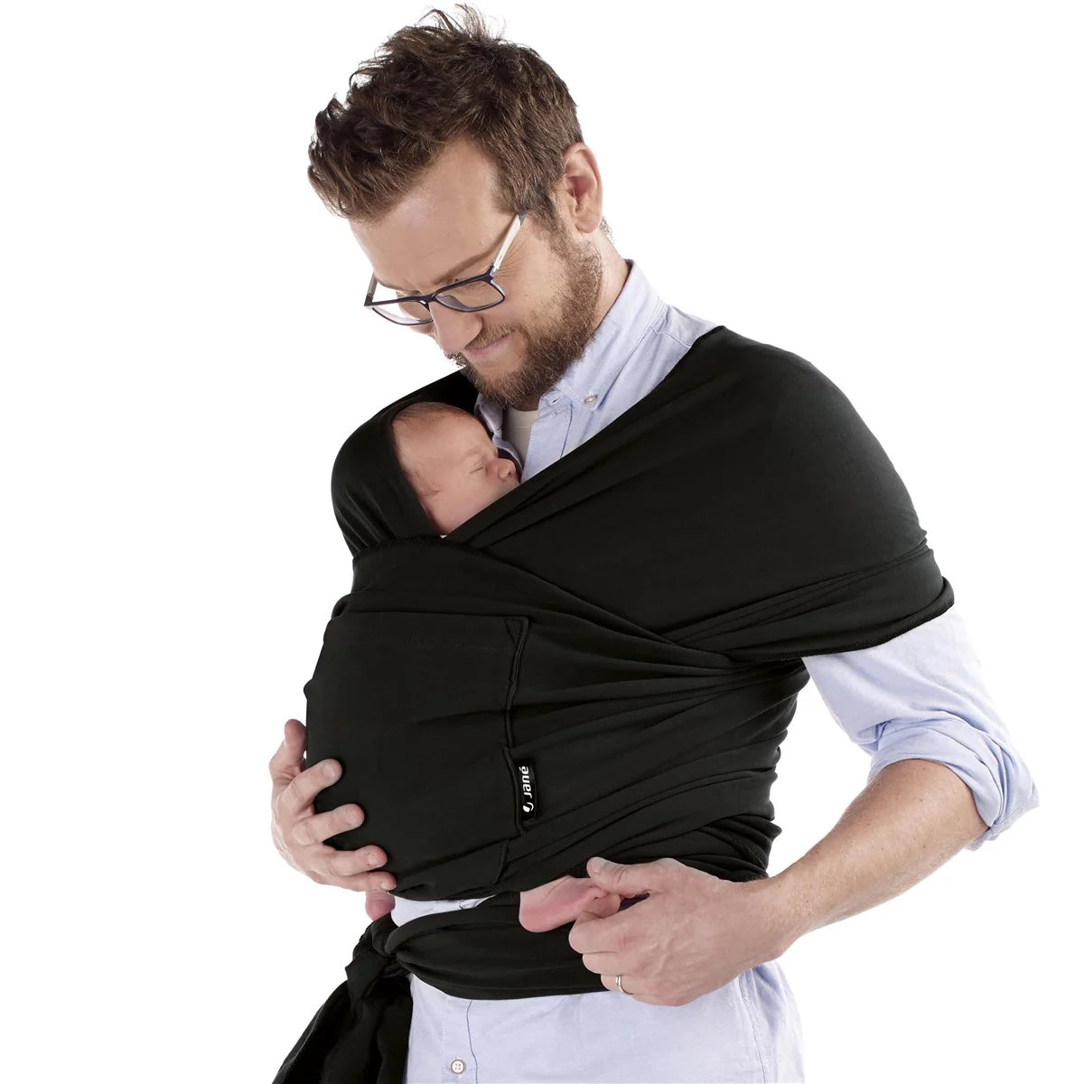 jane baby sling cocoon black newborn carrier wrap