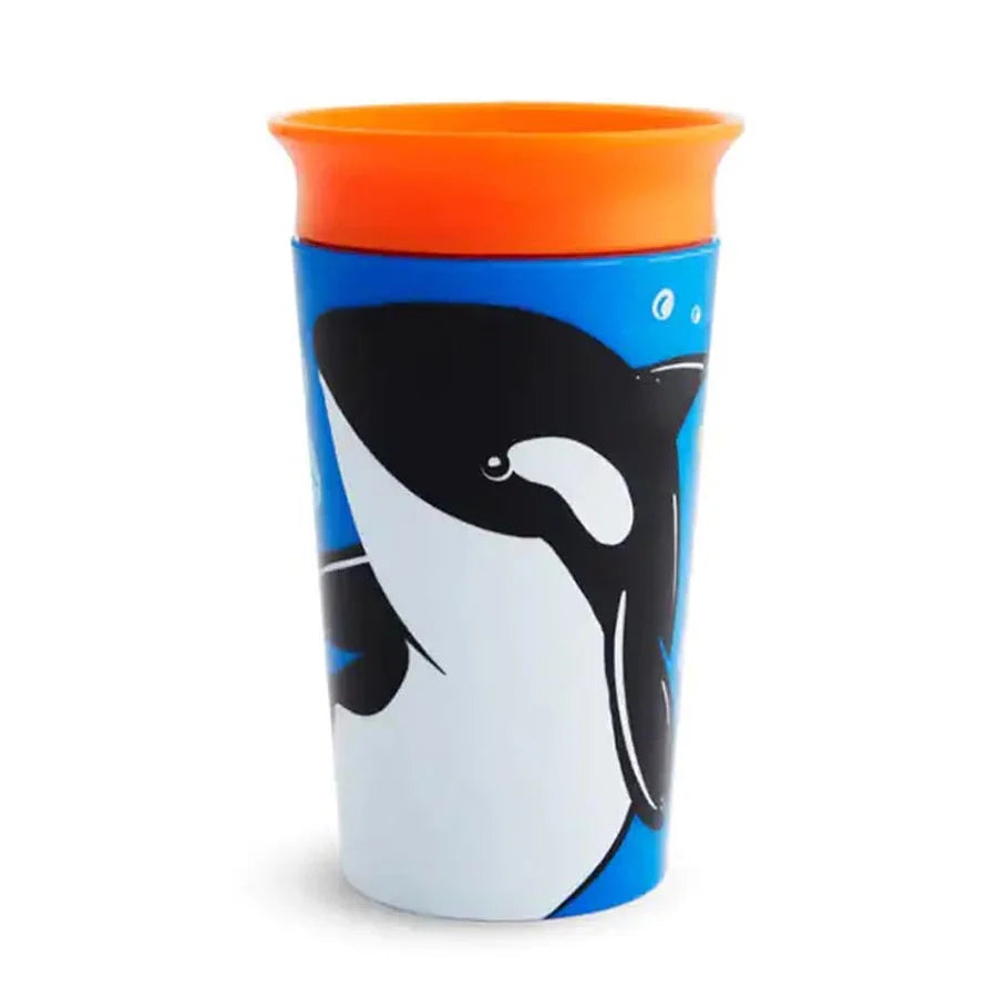 munchkin miracle 360 sippy cup 9oz wildlove orca toddler training cup