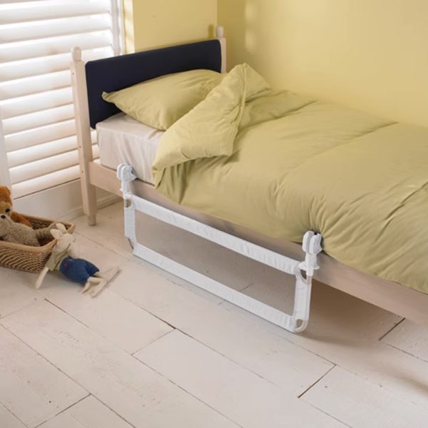wellgro monodi bed rail 90cm white child safety bed guard