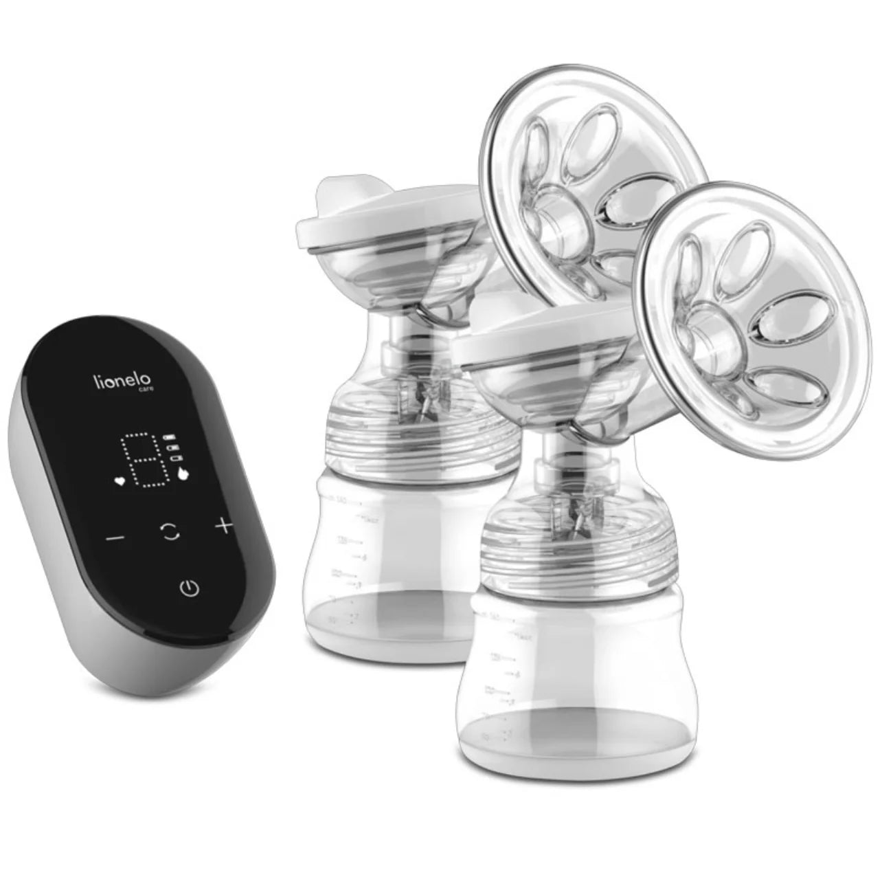 lionelo twee go breast pump grey electric breast pump