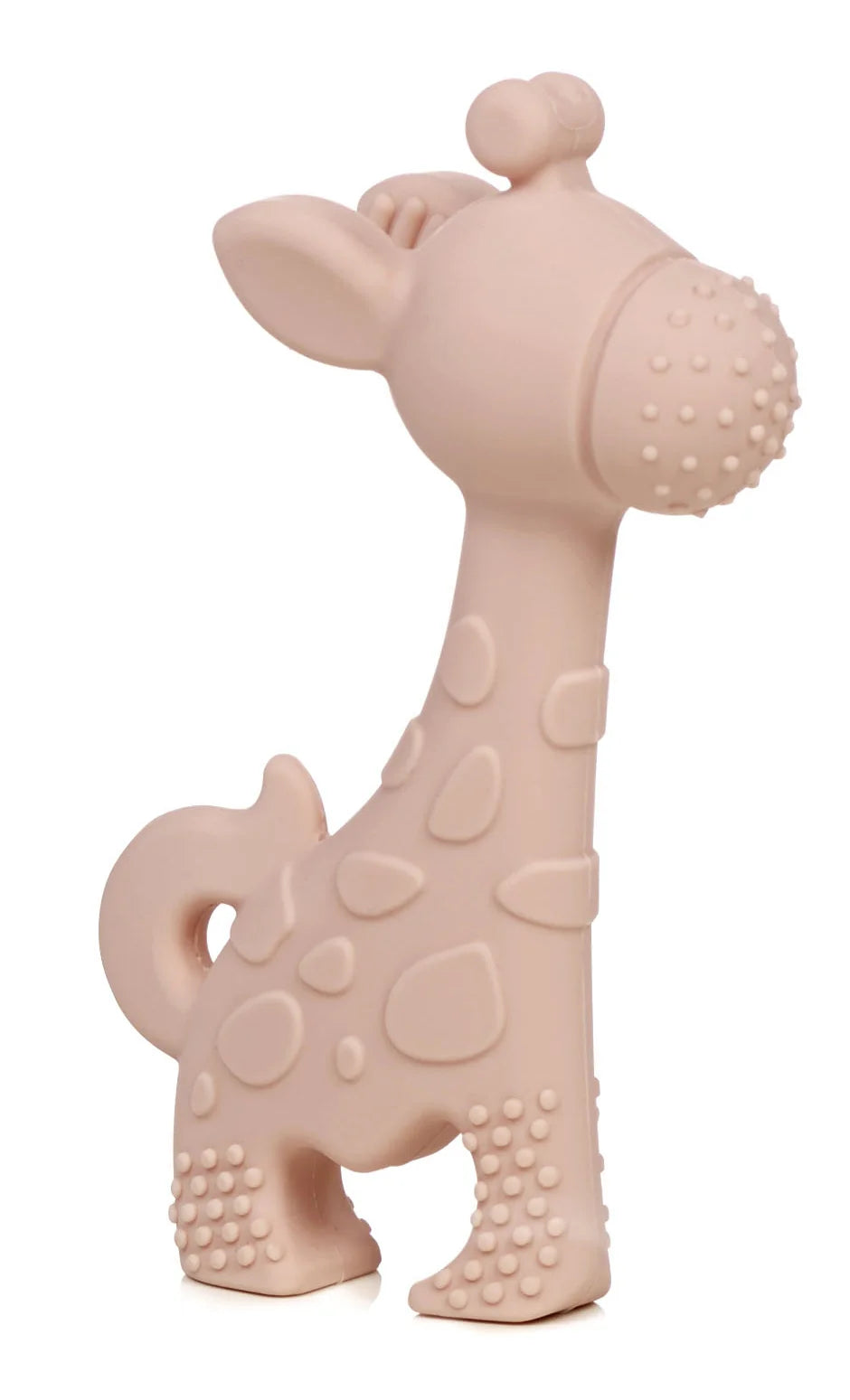 jane silicone giraffe baby teether pink soothing teether