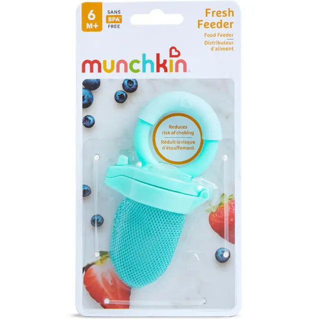 munchkin baby food feeder blue fresh food feeder