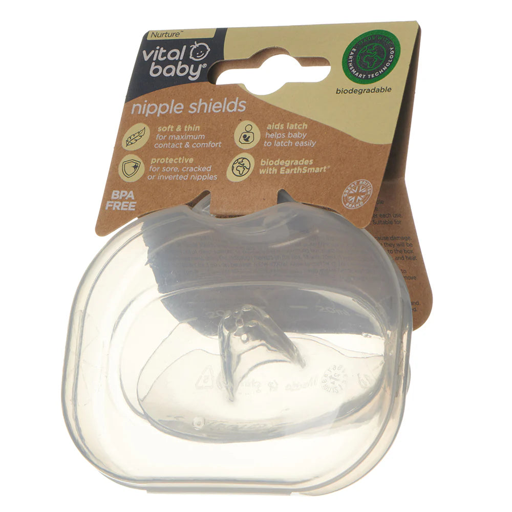 vital baby  protect & care nipple shields 2pk