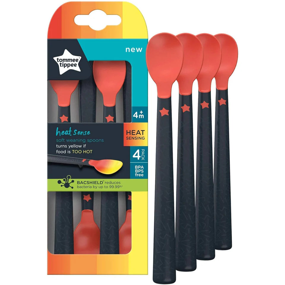 tommee tippee heat sensing weaning spoons 4 months+