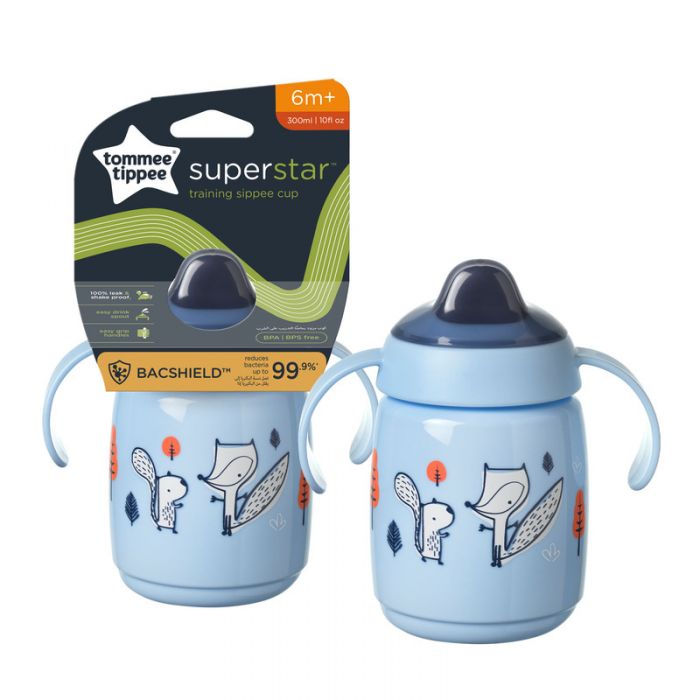 tommee tippee sippee cup 300ml toddler training cup blue green