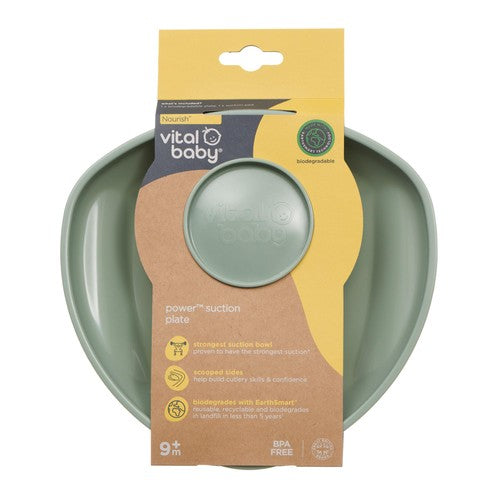 vital baby  power suction plate - assorted
