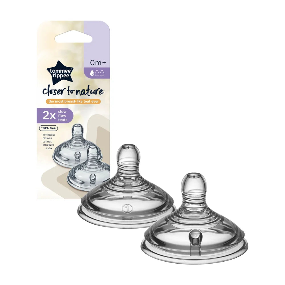 tommee tippee advanced anti colic slow flow teats 2 pack