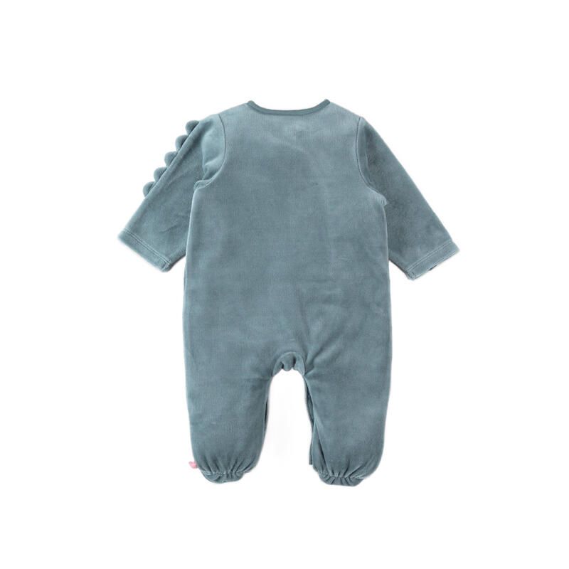 Nookies M&M By Pyjamas- Velvet - Dino Aqua (1M)