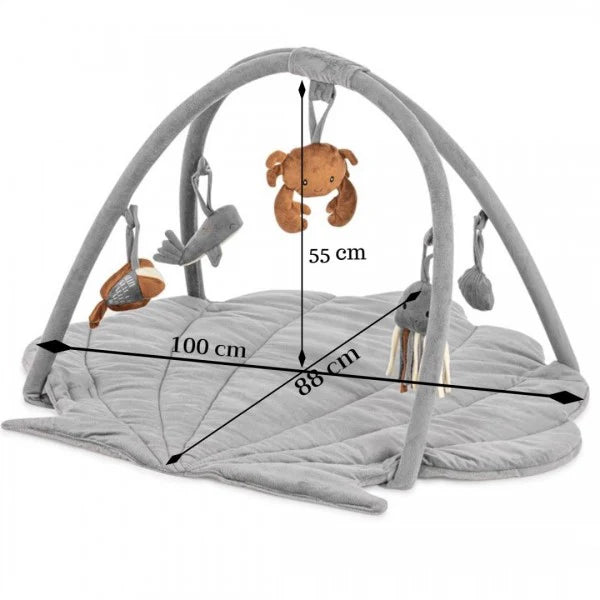 wellgro play mat grey baby floor mat