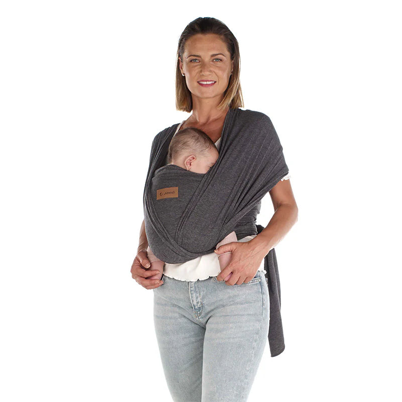 jane baby sling cocoon grey newborn carrier wrap