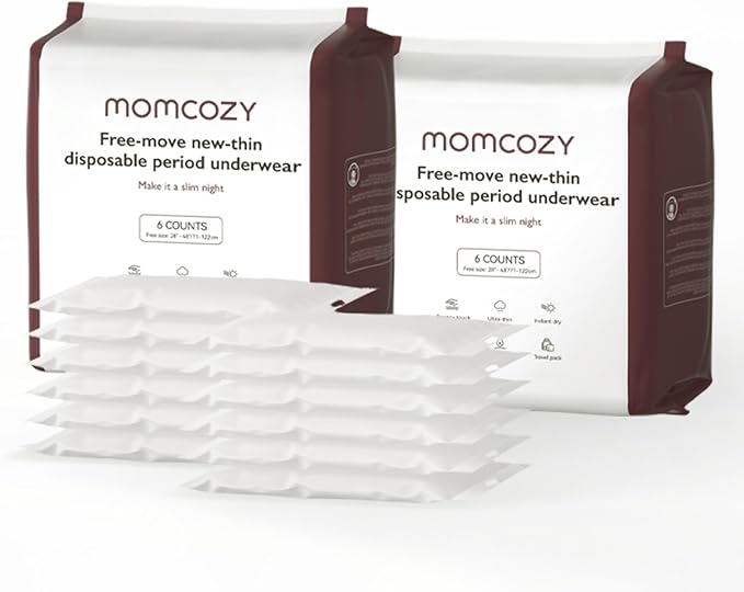 Momcozy High-Waist Disposable Postpartum Underwear – Leak-Proof
