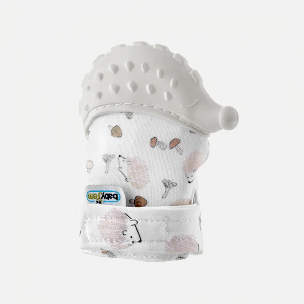 babyjem teethering gloves/hedgehog