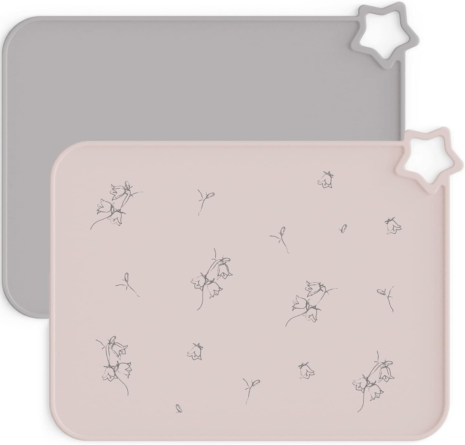 Moonkie Silicone Placemats for Baby & Kids – Non-Slip, Stain-Resistant (2-Pack)