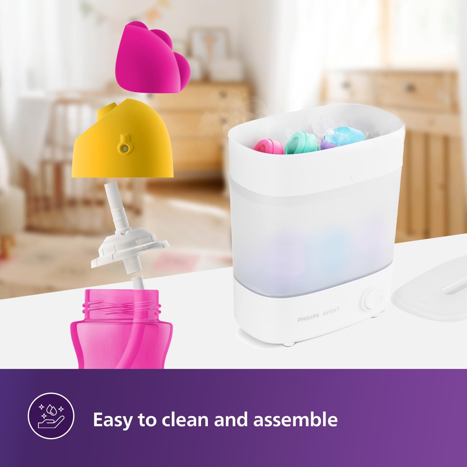 philips avent bendy straw cup 300ml 12m+ toddler training cup