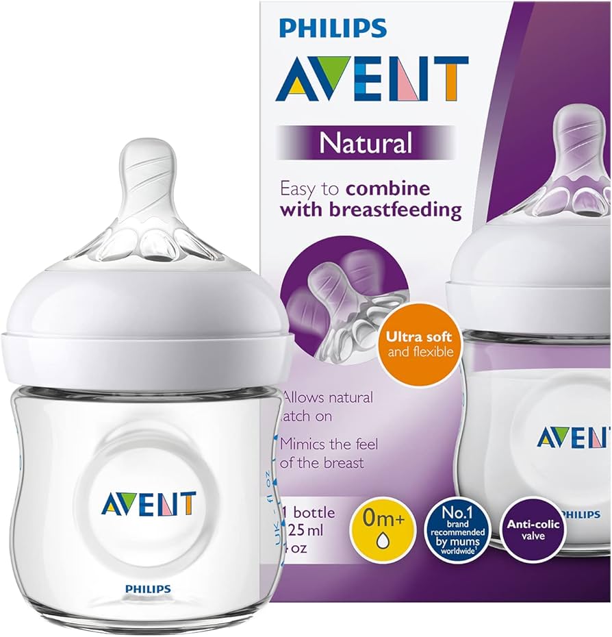philips avent natural baby bottle 125ml anti colic feeding bottle
