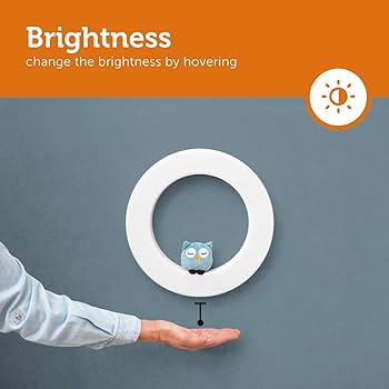 zazu fay rex and otis wall night light with gesture control rechargeable