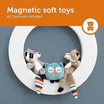 zazu fay rex and otis wall night light with gesture control rechargeable